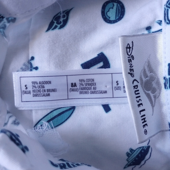 Disney Cruise Line Kid's Shirt Size Small - Picture 5 of 7